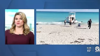 Migrants come ashore on beach in Jupiter