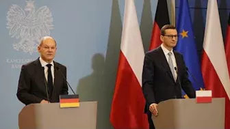 Scholz in Polen: Streit um Nord Stream 2 und Reparationszahlungen