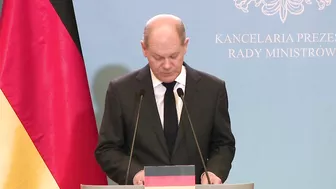 Scholz in Polen: Streit um Nord Stream 2 und Reparationszahlungen