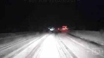 12-13-2021 Nordin - Truckee, Ca Heavy Snow begins- Already causing travel problems on I-80