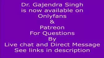 Dr Singh is now on Onlyfans and Patreon for Q&A