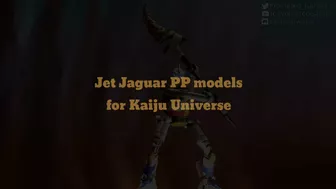 Jet Jaguar PP models for Kaiju Universe