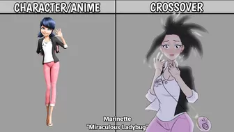 MY HERO ACADEMIA MOMO YAOYOROZU CROSSOVER TO OTHER ANIME || PlayNetCity