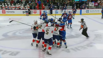 Mikko Rantanen Comes Out Of Penalty Box Furious At Games End, Scrum Ensues