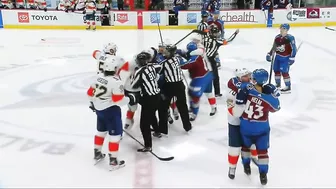 Mikko Rantanen Comes Out Of Penalty Box Furious At Games End, Scrum Ensues