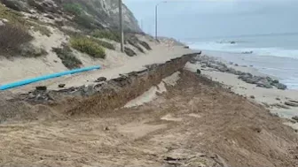 Beach communities prepare for rain