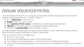 Miami Beach is looking for civilian patrol volunteers