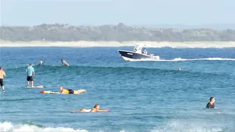 Noosa Main Beach and the Bar. Tuesday morning, December 14, 2021.