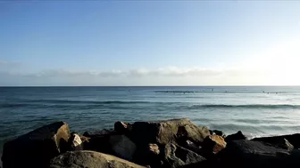 Noosa Main Beach and the Bar. Tuesday morning, December 14, 2021.