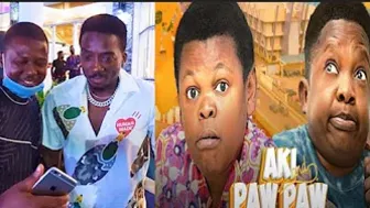 Bovi Mclively lordLamba and other Instagram celebs storms in at movie premiere Aki and Pawpaw