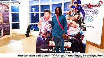 Bovi Mclively lordLamba and other Instagram celebs storms in at movie premiere Aki and Pawpaw