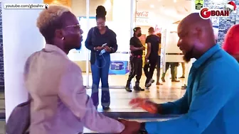 Bovi Mclively lordLamba and other Instagram celebs storms in at movie premiere Aki and Pawpaw