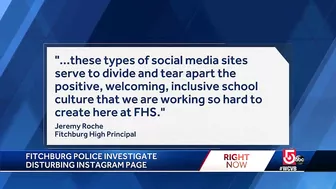 Fitchburg High principal informs parents of 'slaves' Instagram page with photos of Black students