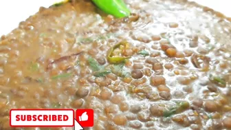 Kalli Daal, Sabut masoor ki daal  Recipe  by Dubai Food And Travel