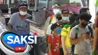 Ilang bibiyahe pa-probinsya, stranded sa terminal matapos abutan ng travel suspension | Saksi