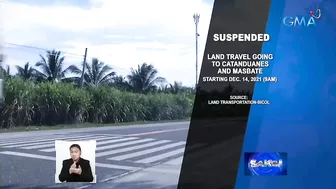 Ilang bibiyahe pa-probinsya, stranded sa terminal matapos abutan ng travel suspension | Saksi