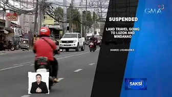 Ilang bibiyahe pa-probinsya, stranded sa terminal matapos abutan ng travel suspension | Saksi