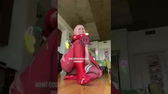 Zero Two Cosplay #shorts #cosplay #anime