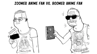 Zoomer Anime Fan vs. Boomer Anime Fan| Baalbuddy comic