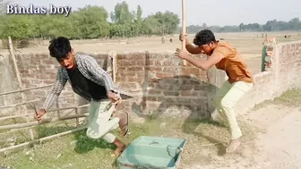 Best amazing funniest video 2021 Must watch new funny comedy video 2021by Bindas boy