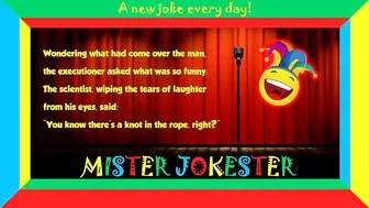 Funny clean joke: He laughed at his own execution... | Joke of the day ????