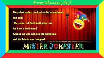 Funny clean joke: He laughed at his own execution... | Joke of the day ????