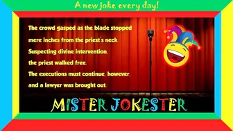 Funny clean joke: He laughed at his own execution... | Joke of the day ????