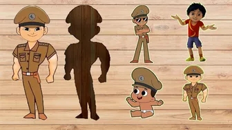 Little Singham Cartoon Full Episode Of Shadow Puzzle | Latest Cartoon Game Video