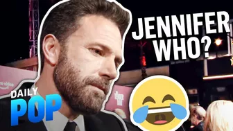 Ben Affleck Avoids J.Lo Question at "The Tender Bar" Premiere | Daily Pop | E! News