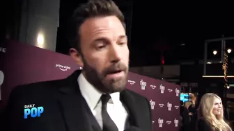 Ben Affleck Avoids J.Lo Question at "The Tender Bar" Premiere | Daily Pop | E! News