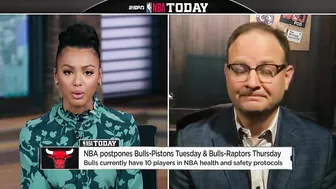 Woj on the NBA postponing 2 Bulls games due to health & safety protocol | NBA Today