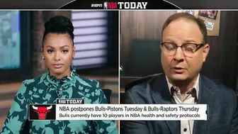 Woj on the NBA postponing 2 Bulls games due to health & safety protocol | NBA Today