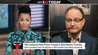 Woj on the NBA postponing 2 Bulls games due to health & safety protocol | NBA Today