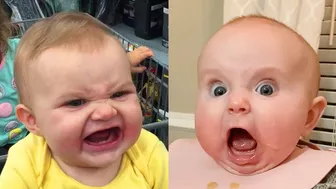 Babies Making Funny Face Compilation || Kudo Hilarious