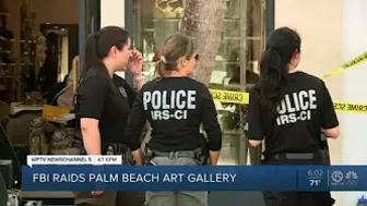 FBI raids art gallery in Palm Beach