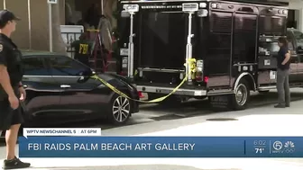 FBI raids art gallery in Palm Beach