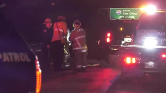 Freeway Vehicle Pile Up Leaves One Dead | Long Beach