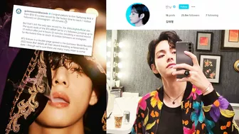 BTS' V Breaks Guinness World Records With His Instagram Followers