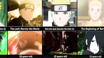 Evolution of Naruto and Sasuke in anime Naruto & Boruto