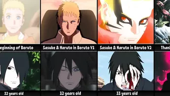 Evolution of Naruto and Sasuke in anime Naruto & Boruto