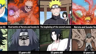 Evolution of Naruto and Sasuke in anime Naruto & Boruto