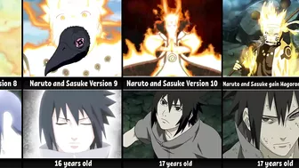 Evolution of Naruto and Sasuke in anime Naruto & Boruto