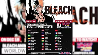 BLEACH ANIME TRAILER TOMORROW! GET READY! Bleach Anime 2022!