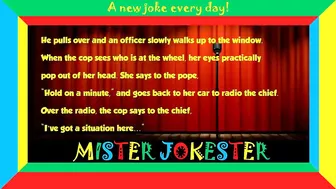 Funny clean joke: She pulled him over, but did not expect this... | Joke of the day ????