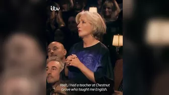 ADELE IS SURPRISED BY HER SCHOOL ENGLISH TEACHER AND CRIES WHEN SEEING HER ????