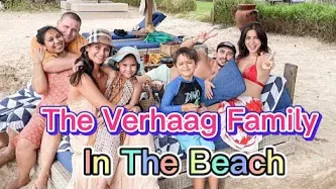 The Verhaag Family in the Beach