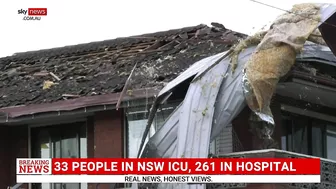 Devastation in Northern Beaches after severe thunderstorm