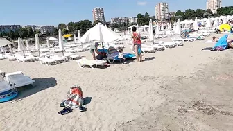 2021 Plaja Corint Beach 4K VIDEO  Sun Summer Party Fun Mamaia Bikini Beach.