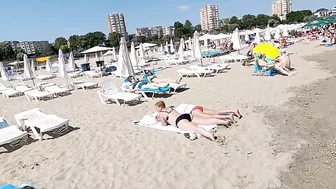 2021 Plaja Corint Beach 4K VIDEO  Sun Summer Party Fun Mamaia Bikini Beach.