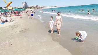 2021 Plaja Corint Beach 4K VIDEO  Sun Summer Party Fun Mamaia Bikini Beach.